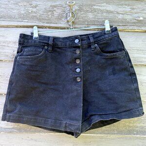 DEX WOMENS BLACK DENIM SKORT | WOMENS SIZE 27 NWOT